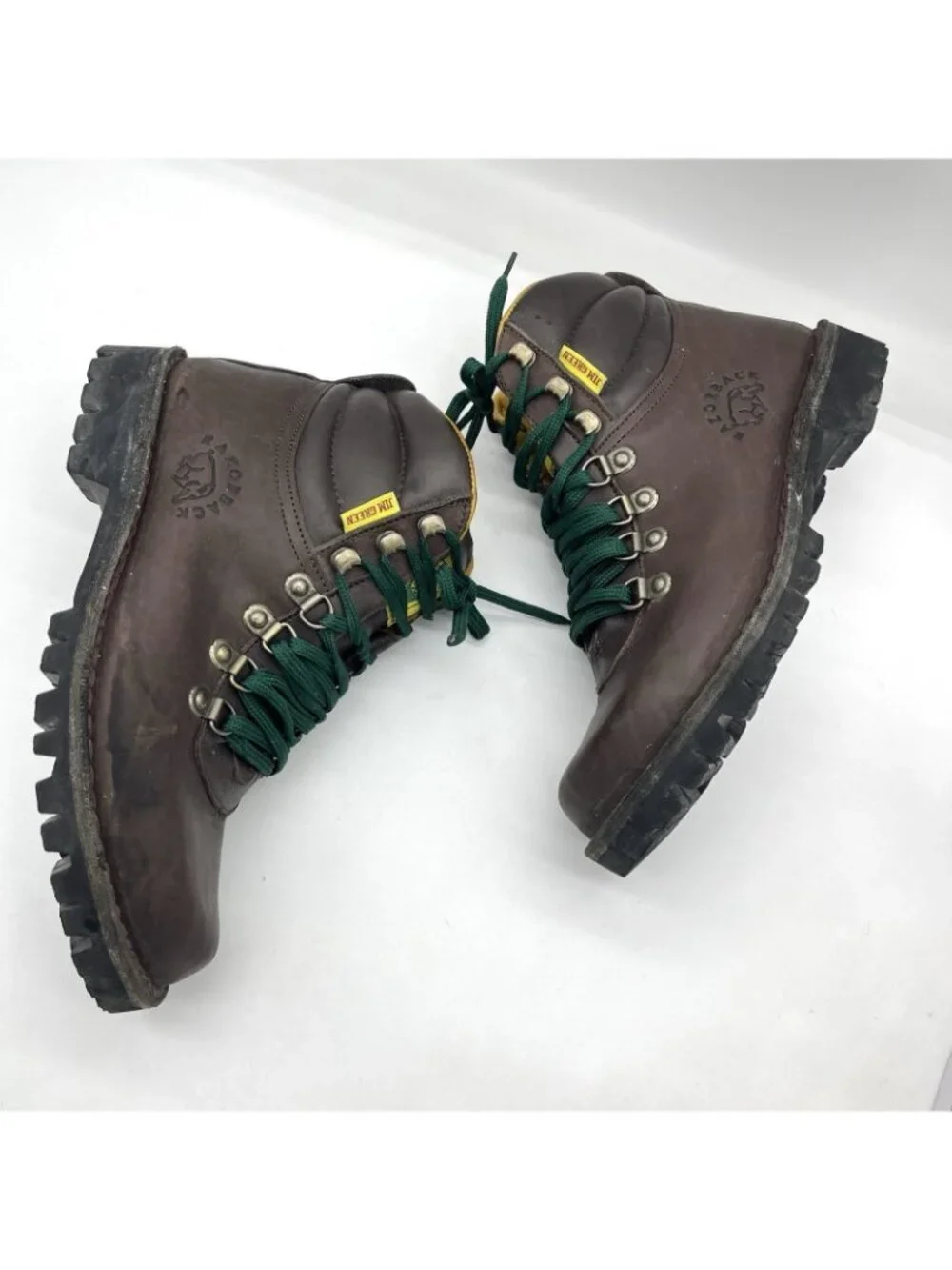 Jim Green Razorback Boots In Brown Men Size 7.5
